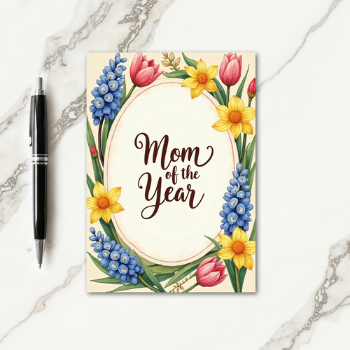 Botanical Mom Celebration Card