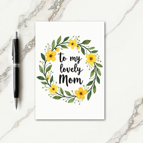 Botanical Mom Illustration Card