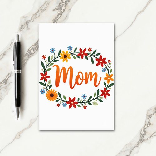 Botanical Mom Pattern Card