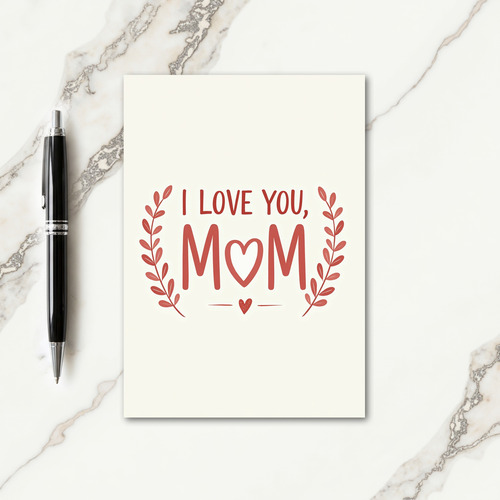 Botanical Moms Day Card