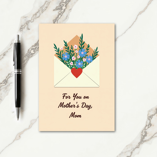 Botanical Mothers Day Art Card