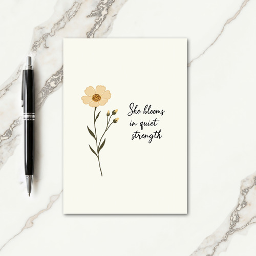 Botanical Mothers Day Bloom Card