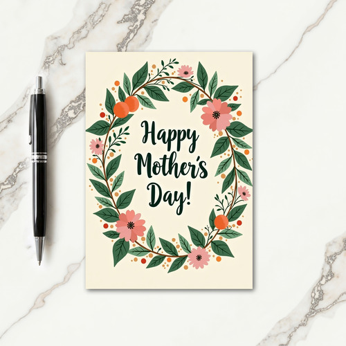 Botanical Mothers Day Card