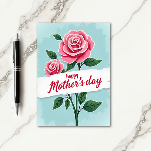 Botanical Mothers Day Design Card
