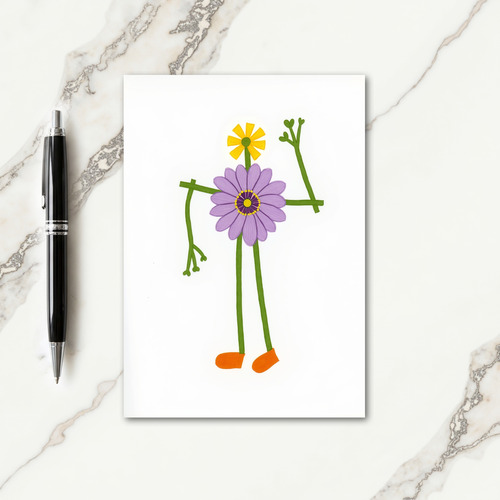 Botanical Mothers Day Figure Card