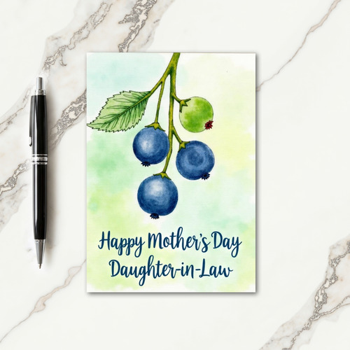 Botanical Mothers Day Fruit Card