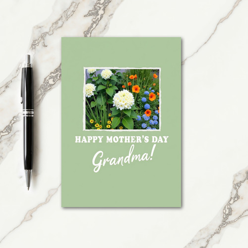 Botanical Mothers Day Grandma Card