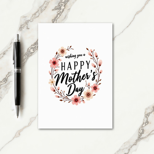 Botanical Mothers Day Hand Drawn Card