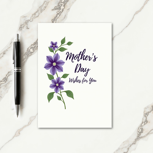 Botanical Mothers Day Image Card