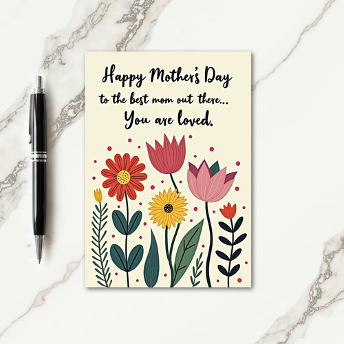 Botanical Mothers Day Love Card