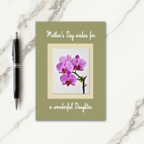Botanical Mothers Day Photo Card