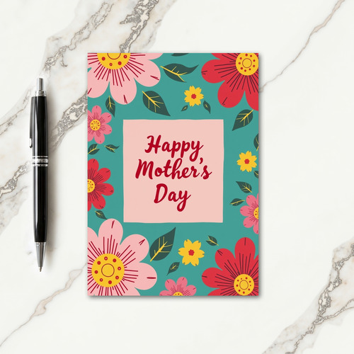 Botanical Mothers Day Tribute Card