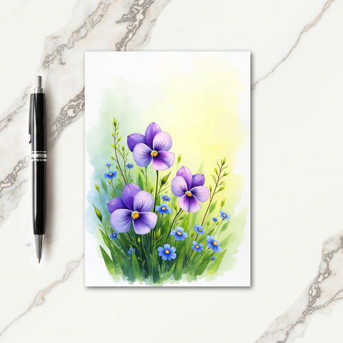 Botanical Mothers Day View Card