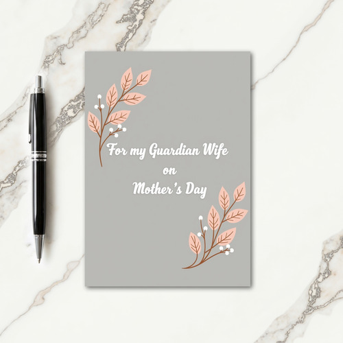 Botanical Mothers Day Wife Card
