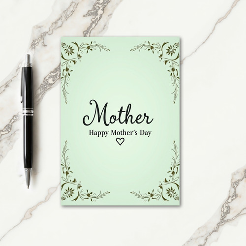 Botanical Mothers Love Day Card