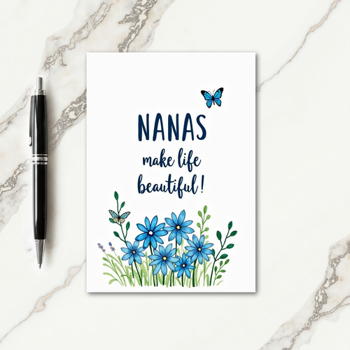 Botanical Nanas Message Card