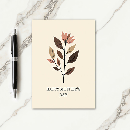 Botanical Pattern Art Card