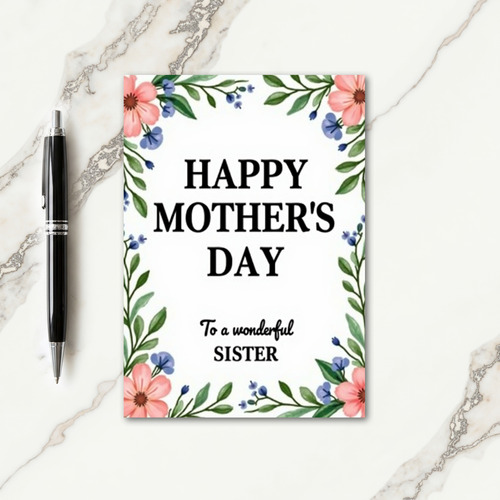 Botanical Sisters Day Card