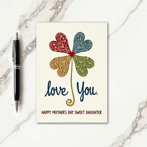 Botanical Sweet Mothers Day Card