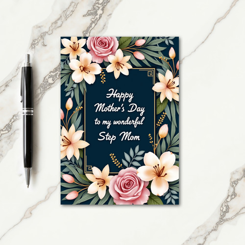 Botanical Thankful Card