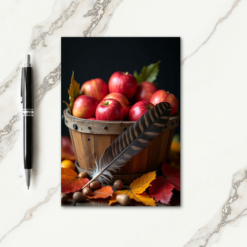 Bountiful Apple Harvest Card