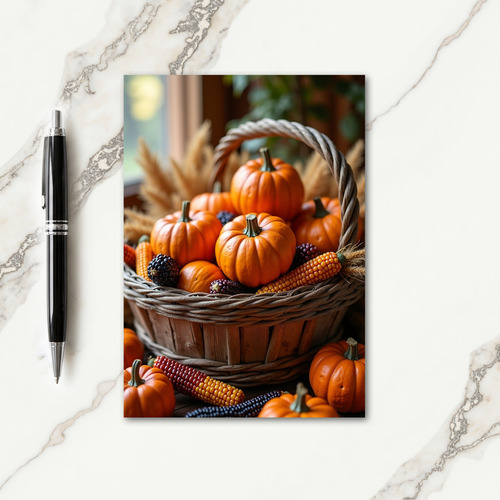 Bountiful Harvest Basket Card thumbnail