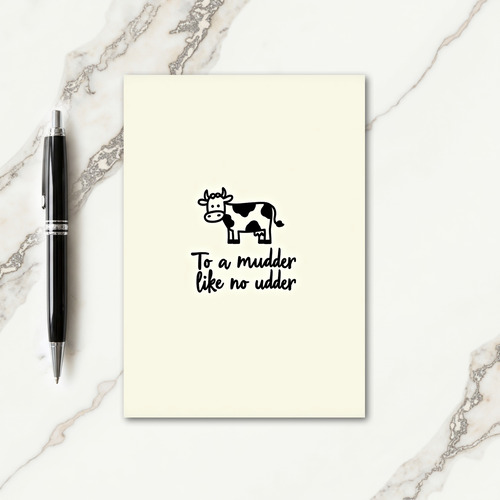 Bovine Mothers Day Greeting Card