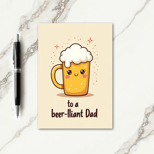 Brewtiful Fathers Day Cheer Card