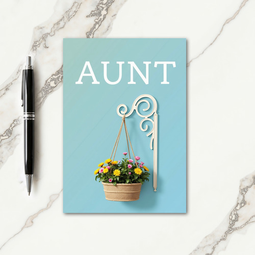 Bright Aunt Mothers Day Card