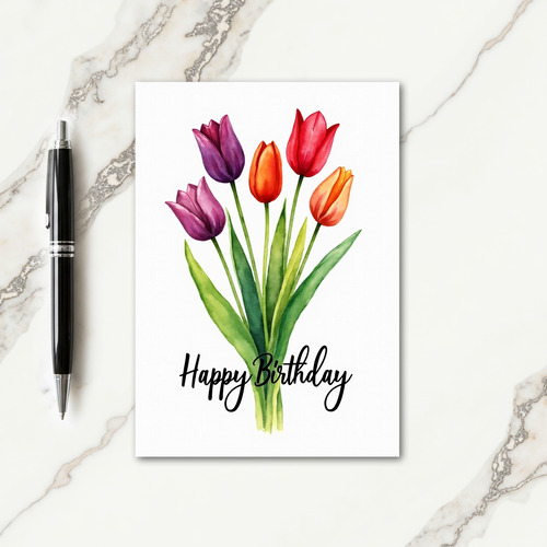 Bright Birthday Blossom Card