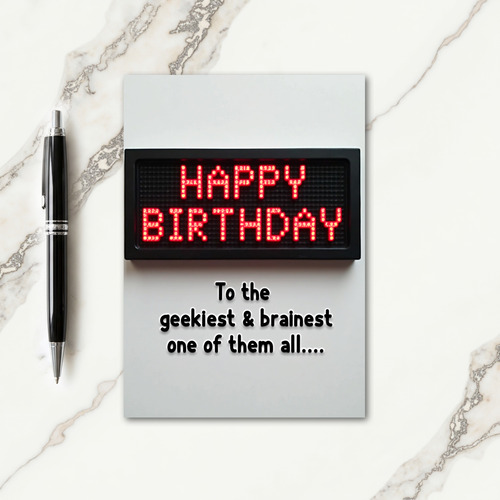 Bright Birthday Lights Card