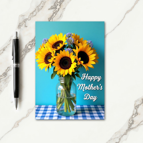 Bright Blooms Mothers Day Card