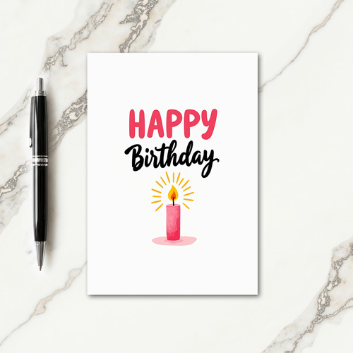 Bright Happy Birthday Card