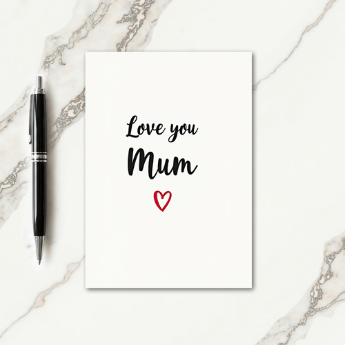 Bright Heart Mum Card