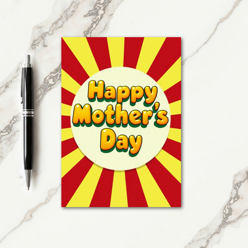 Bright Mother Day Lights Card