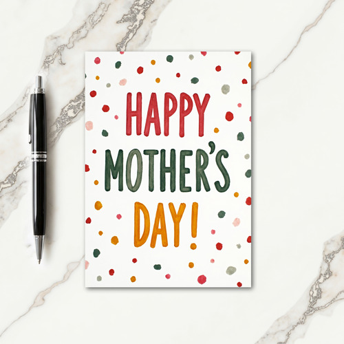 Bright Mothers Day Art Card