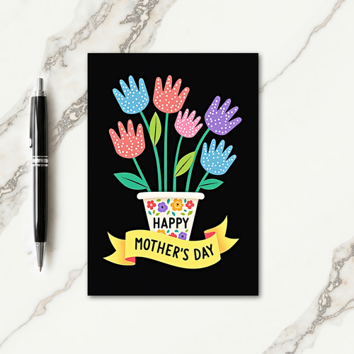 Bright Mothers Day Bouquet Card