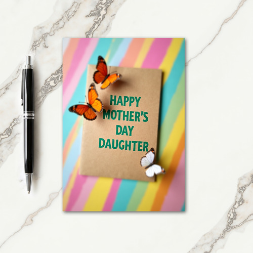 Bright Mothers Day Daughter Card