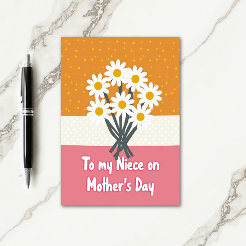 Bright Niece Mothers Day Card