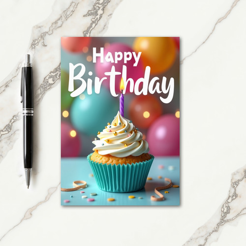 Bright Star Birthday Card
