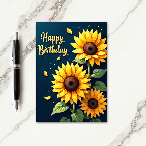 Bright Sunny Bloom Card