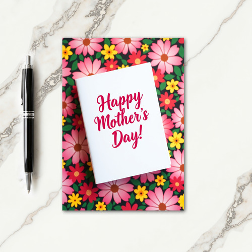 Bright White Mothers Day Card