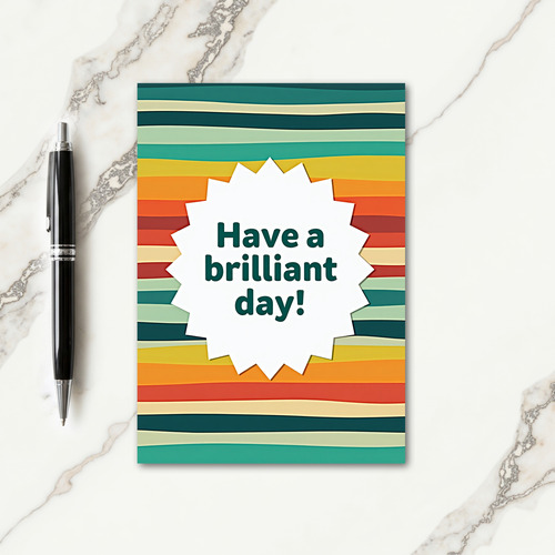 Brilliant Star Birthday Card