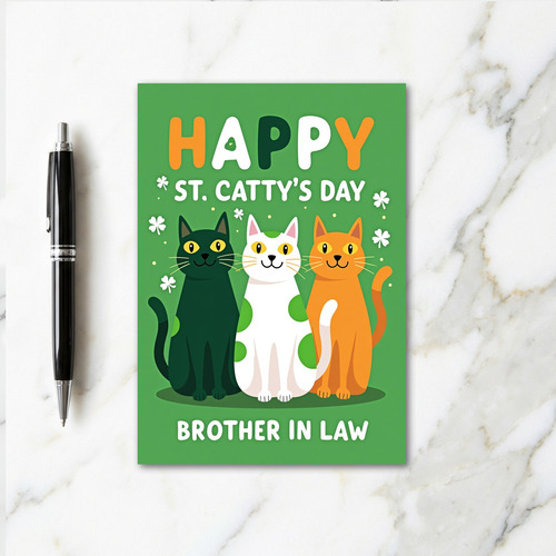 Brother In Law Cat Card