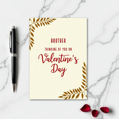 Brother Valentines Day Card