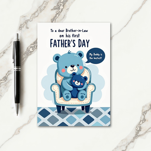 Brotherinlaw Azure Bear Card