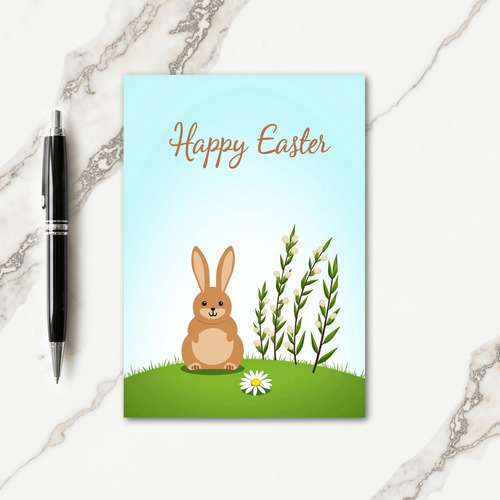 Brown Creature Easter Card