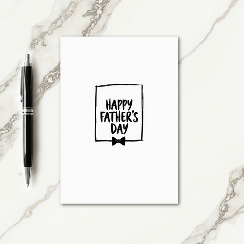 Brushstroke Fathers Day Card