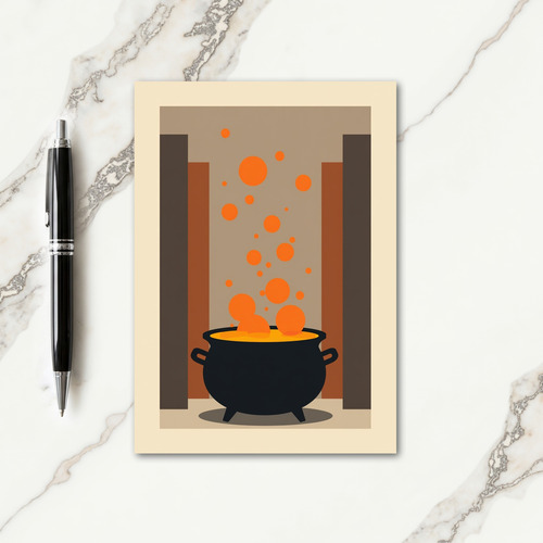 Bubbling Brew Pot Card