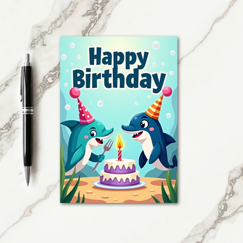 Bubbling Fun Birthday Card